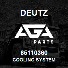 65110360 Deutz COOLING SYSTEM | AGA Parts