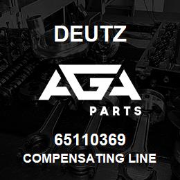 65110369 Deutz COMPENSATING LINE | AGA Parts