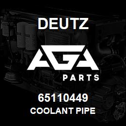 65110449 Deutz COOLANT PIPE | AGA Parts