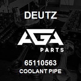 65110563 Deutz COOLANT PIPE | AGA Parts