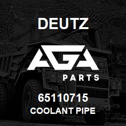 65110715 Deutz COOLANT PIPE | AGA Parts