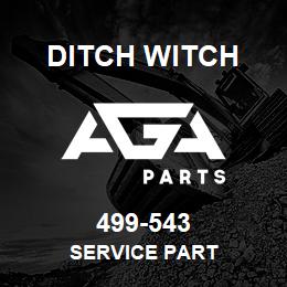 499-543 Ditch Witch SERVICE PART | AGA Parts