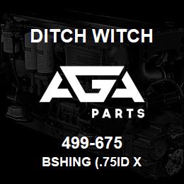 499-675 Ditch Witch BSHING (.75ID X | AGA Parts