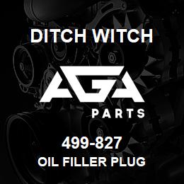 499-827 Ditch Witch OIL FILLER PLUG | AGA Parts