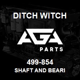 499-854 Ditch Witch SHAFT AND BEARI | AGA Parts