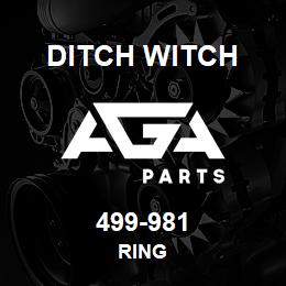 499-981 Ditch Witch RING | AGA Parts