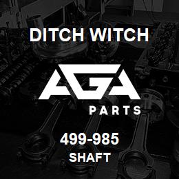 499-985 Ditch Witch SHAFT | AGA Parts