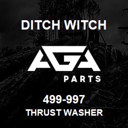 499-997 Ditch Witch THRUST WASHER | AGA Parts