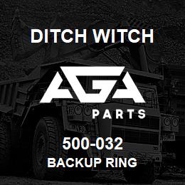 500-032 Ditch Witch BACKUP RING | AGA Parts