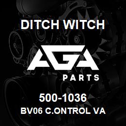 500-1036 Ditch Witch BV06 C.ONTROL VA | AGA Parts