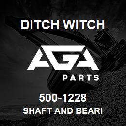 500-1228 Ditch Witch SHAFT AND BEARI | AGA Parts