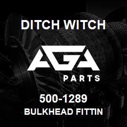 500-1289 Ditch Witch BULKHEAD FITTIN | AGA Parts