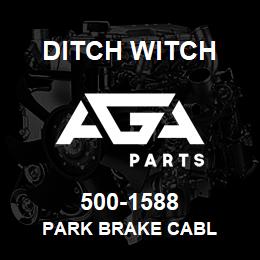 500-1588 Ditch Witch PARK BRAKE CABL | AGA Parts