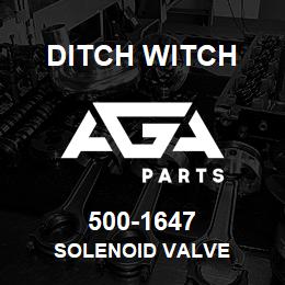 500-1647 Ditch Witch SOLENOID VALVE | AGA Parts