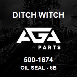 500-1674 Ditch Witch OIL SEAL - 6B | AGA Parts