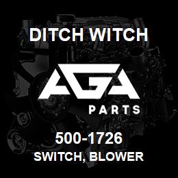 500-1726 Ditch Witch SWITCH, BLOWER | AGA Parts