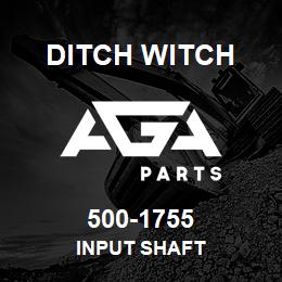 500-1755 Ditch Witch INPUT SHAFT | AGA Parts