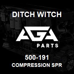 500-191 Ditch Witch COMPRESSION SPR | AGA Parts