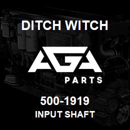 500-1919 Ditch Witch INPUT SHAFT | AGA Parts