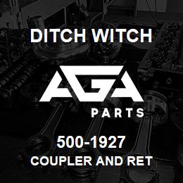 500-1927 Ditch Witch COUPLER AND RET | AGA Parts