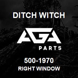 500-1970 Ditch Witch RIGHT WINDOW | AGA Parts