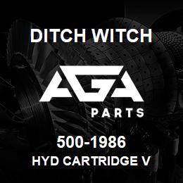 500-1986 Ditch Witch HYD CARTRIDGE V | AGA Parts