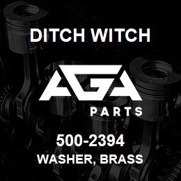 500-2394 Ditch Witch WASHER, BRASS | AGA Parts