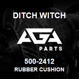 500-2412 Ditch Witch RUBBER CUSHION | AGA Parts