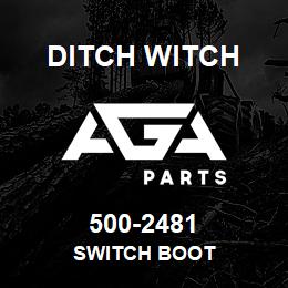 500-2481 Ditch Witch SWITCH BOOT | AGA Parts