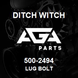 500-2494 Ditch Witch LUG BOLT | AGA Parts