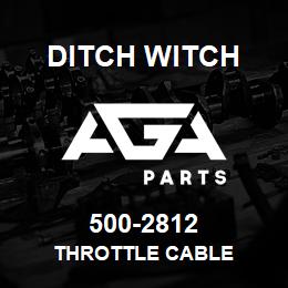 500-2812 Ditch Witch THROTTLE CABLE | AGA Parts