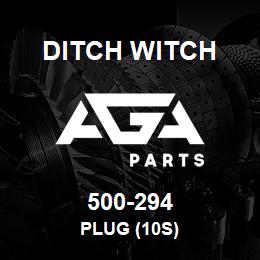 500-294 Ditch Witch PLUG (10S) | AGA Parts