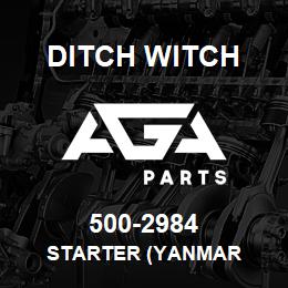 500-2984 Ditch Witch STARTER (YANMAR | AGA Parts