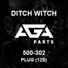 500-302 Ditch Witch PLUG (12S) | AGA Parts