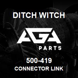 500-419 Ditch Witch CONNECTOR LINK | AGA Parts