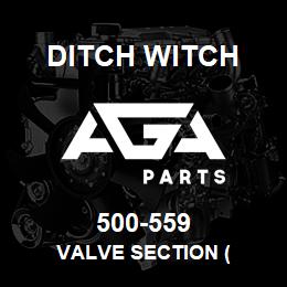 500-559 Ditch Witch VALVE SECTION ( | AGA Parts