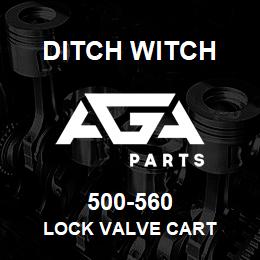 500-560 Ditch Witch LOCK VALVE CART | AGA Parts