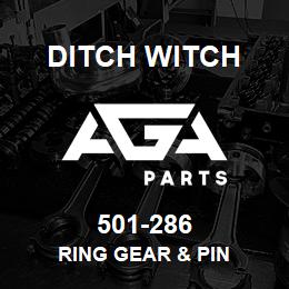 501-286 Ditch Witch RING GEAR & PIN | AGA Parts