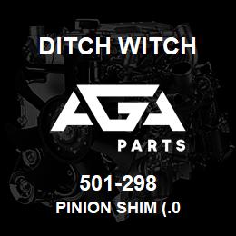 501-298 Ditch Witch PINION SHIM (.0 | AGA Parts