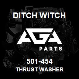 501-454 Ditch Witch THRUST WASHER | AGA Parts