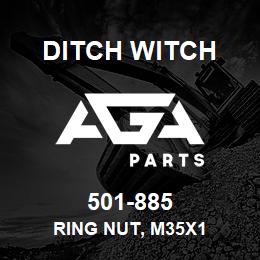 501-885 Ditch Witch RING NUT, M35X1 | AGA Parts