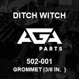 502-001 Ditch Witch GROMMET (3/8 IN. ) | AGA Parts