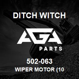 502-063 Ditch Witch WIPER MOTOR (10 | AGA Parts