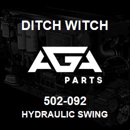 502-092 Ditch Witch HYDRAULIC SWING | AGA Parts