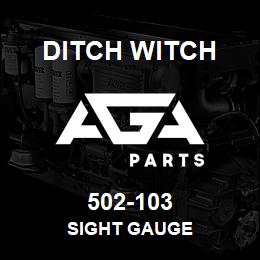 502-103 Ditch Witch SIGHT GAUGE | AGA Parts