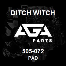 505-072 Ditch Witch PAD | AGA Parts