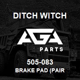 505-083 Ditch Witch BRAKE PAD (PAIR | AGA Parts