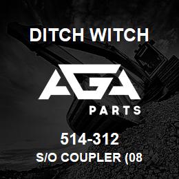 514-312 Ditch Witch S/O COUPLER (08 | AGA Parts