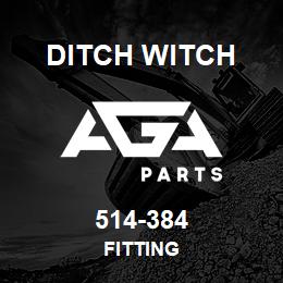 514-384 Ditch Witch FITTING | AGA Parts