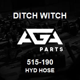 515-190 Ditch Witch HYD HOSE | AGA Parts